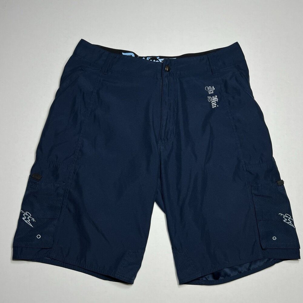 Da Hui Blue board shorts Swimming Trunks Men’s Size 34